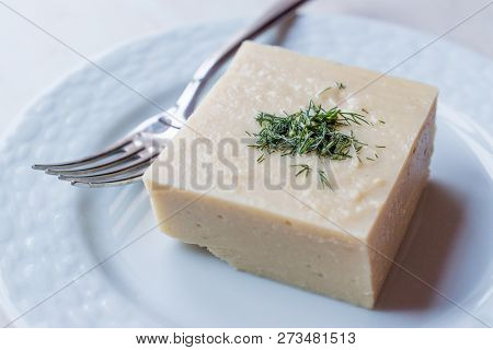 Turkish Appetizer Fava With Dill And Olive Oil / Dry Bean Puree / Split Peas.