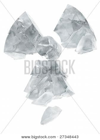 radioaktivitet symbol fryst is