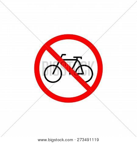 Forbidden Bcycle Icon Can Be Used For Web, Logo, Mobile App, Ui, Ux