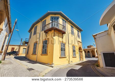Old Antique Shop At Popular Tourist Arasta Street. Nicosia, Cyprus.