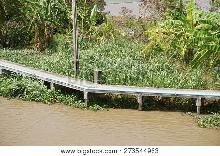 Khlong Preng Canal In Country Chachoengsao Thailand