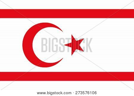 Flag Of The Turkish Republic Of Northern Cyprus