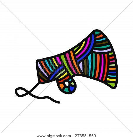 Knitted Mouthpiece Yarn Wool Hand Drawn Illustration For Prints Posters T Shirts Background Knitting