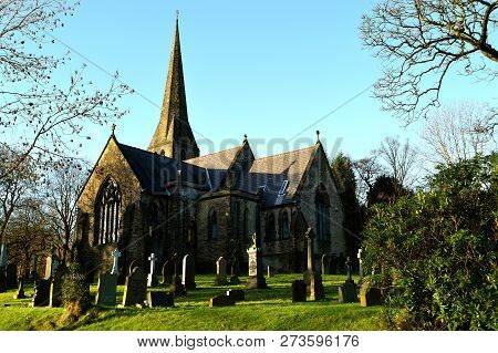 Friezland, Oldham, Greater Manchester, Uk - December 29, 2013 : Christ Church Friezland In Oldham