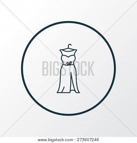 Vector Line Prom Dress
