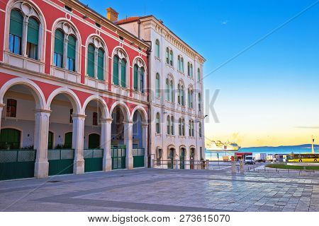 Prokurative Square In City Of Split, Dalmatia