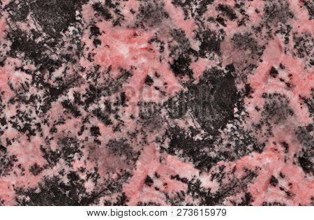 red rhodonite mineral seamless texture macro