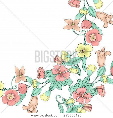 Template For Invitation, Banner Or Greeting Card.