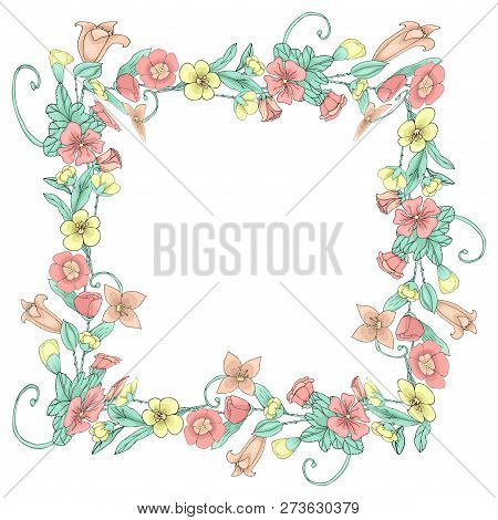 Template For Invitation, Banner Or Greeting Card.