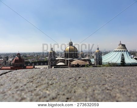 Basilica Our-lady-of-guadalupe - Mexico. The Basilica Our-lady-of-guadalupe Is A Catholic Basilica D
