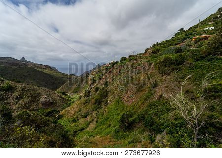 View Of The Macizo De Anaga Mountain Range. Tenerife. Canary Islands. Spain.