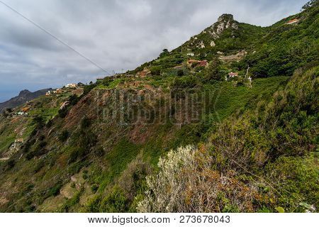 View Of The Macizo De Anaga Mountain Range. Tenerife. Canary Islands. Spain.
