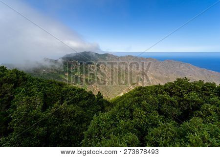 View Of The Macizo De Anaga Mountain Range. Tenerife. Canary Islands. Spain.