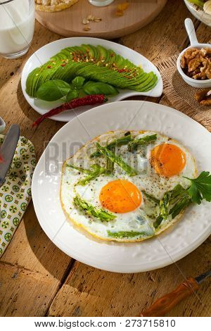 Breakfast Or Brunch Table Filled With All Sorts Of Delicious Delicatesse