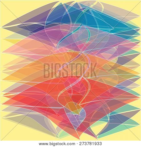 Pattern Background Geometrical Surrealistic Abstract Color Image