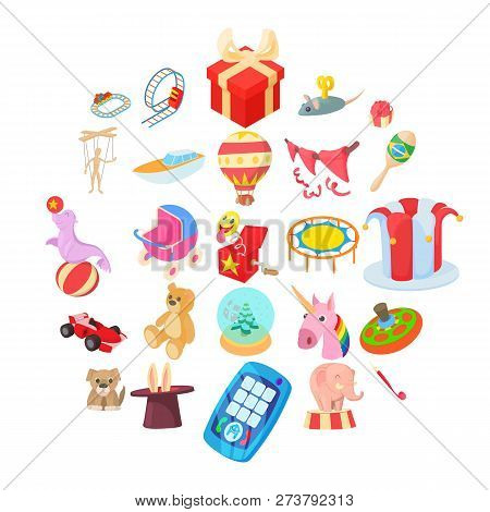 Sander Icons Set. Cartoon Set Of 25 Sander Vector Icons For Web Isolated On White Background