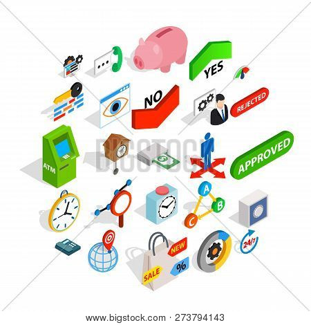 Trade Platform Icons Set. Isometric Set Of 25 Trade Platform Vector Icons For Web Isolated On White 