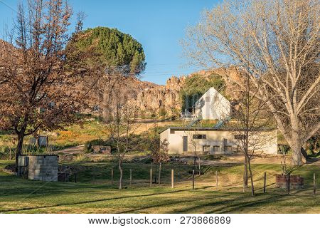 Cederberg, South Africa, August 23, 2018: A Chalet, Ablution Building And Camping Site At Sanddrif H
