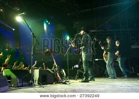 Rock band konsert