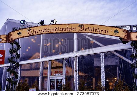 Christkindlmarket Bethlehem Sign