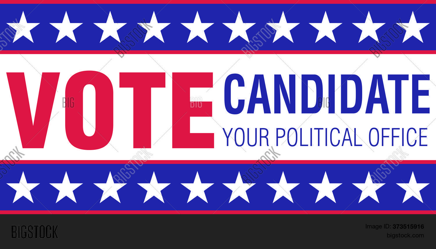 Custom Vote Sign Vector & Photo (Free Trial) Bigstock