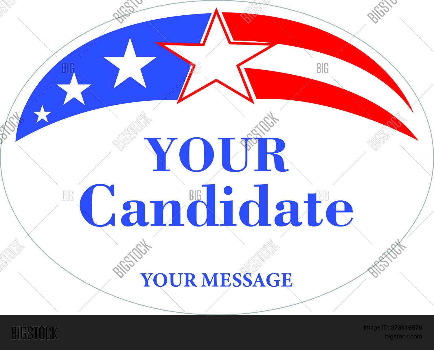 Custom Vote Sign Vector &amp; Photo (Free Trial) | Bigstock