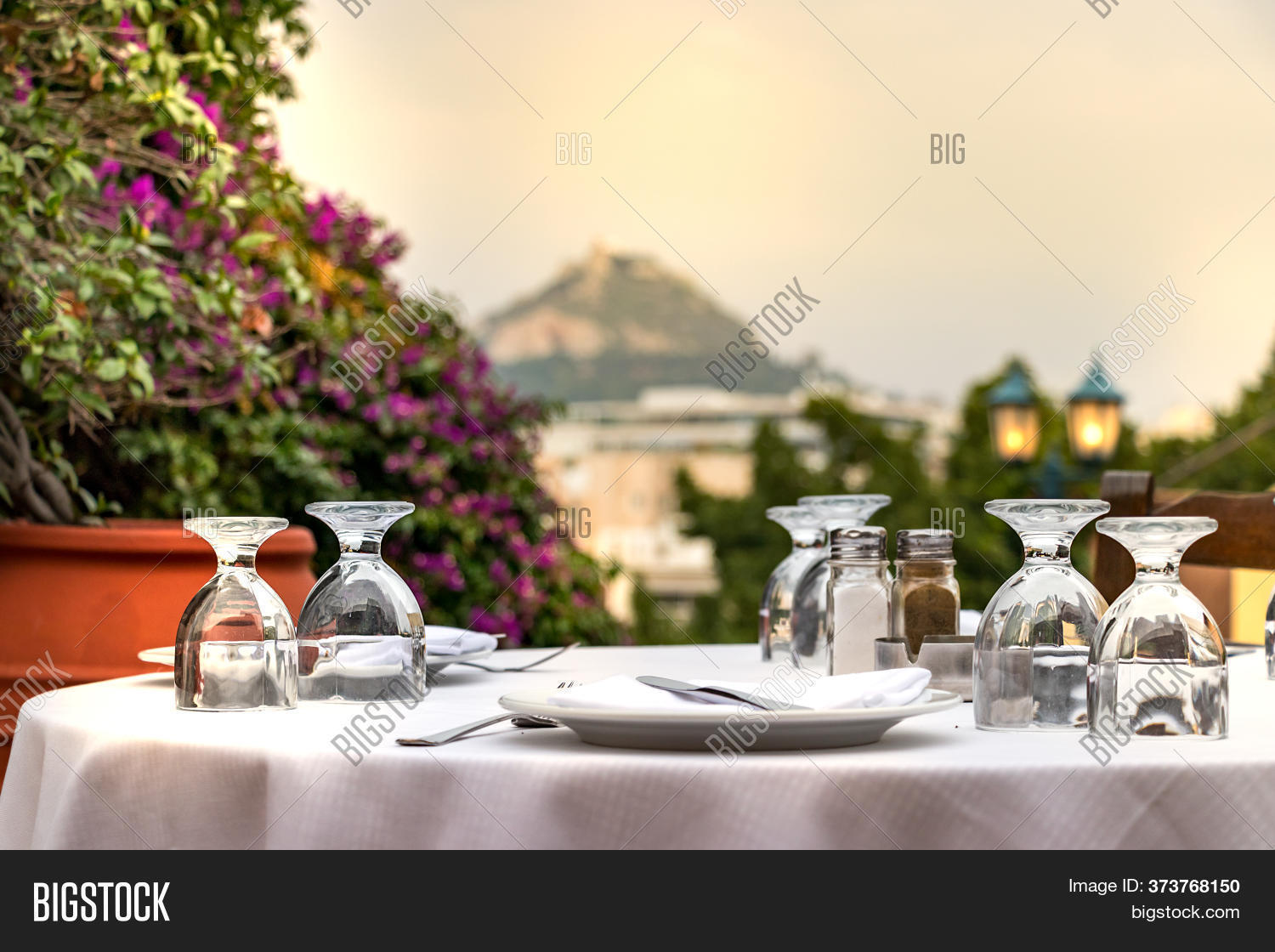 Restaurant Table Image Photo Free Trial Bigstock