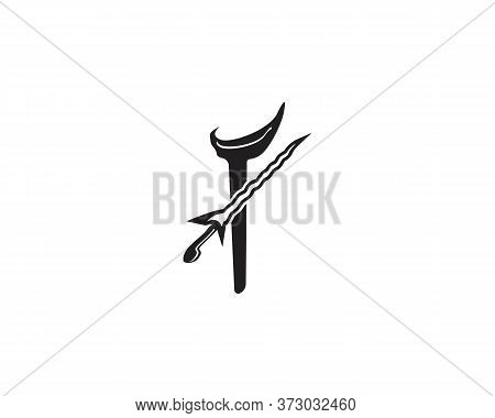 Indonesian Java Kris Symbol Vector Illustration