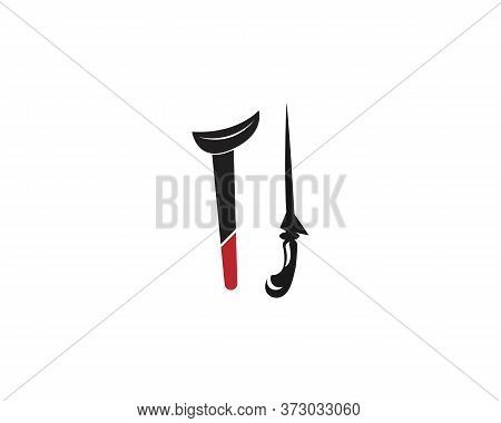 Indonesian Java Kris Symbol Vector Illustration
