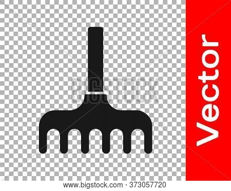 Black Garden Rake Vector Photo Free Trial Bigstock