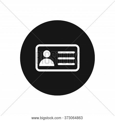 Id Card Icon Isolated On White Background. Id Card Icon In Trendy Design Style For Web Site And Mobi
