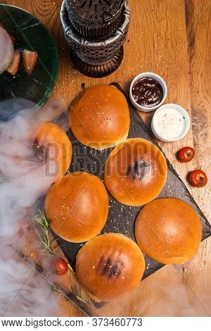 Hookah And Attributes To It Are Shot In The Interior
