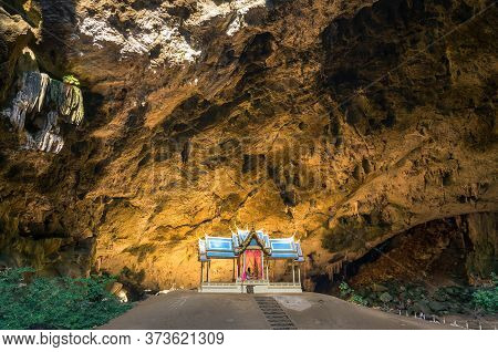 Khuha Kharuehat Pavilion In Phraya Nakhon Cave. Khao Sam Roi Yot National Park, Thailand