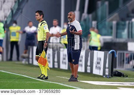Torino (italy) 26th June 2020. Italian Serie A. Juventus Fc Vs Us Lecce. Fabio Liverani Head Coach O