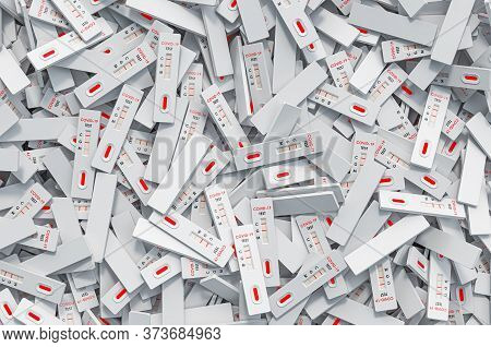 Background From Antibody Tests Covid-19, 3d Rendering