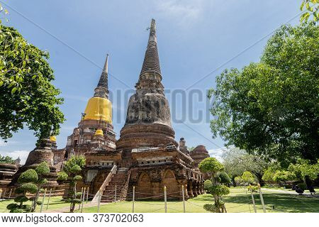 Wat Yai Chai Mongkhol Is A Buddhist Temple In Ayutthaya, Thailand. It Is Situated To The Southeast O