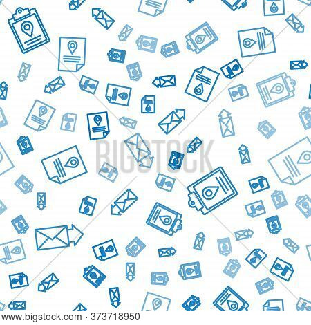 Set Line Envelope, Document Tracking Marker System And Document Tracking Marker System On Seamless P