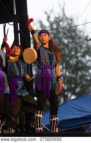 St. Louis, Missouri, Usa - August 25, 2019: Festival Of Nations, Tower Grove Park, Members Of The St
