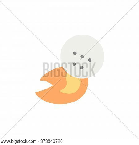 Golf Ball, Fire Colored Icon. Simple Colored Element Illustration. Golf Ball, Fire Concept Symbol De