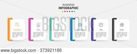 Infographic Design With Icons And 5 Options Or Steps. Thin Line. Infographics Business Concept. Can 
