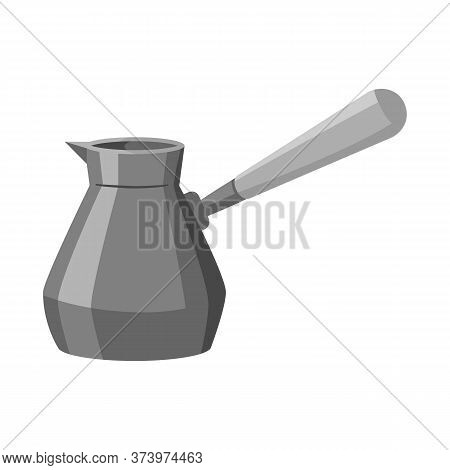 Vector Design Of Coffee And Turk Icon. Set Of Coffee And Hand Stock Symbol For Web.