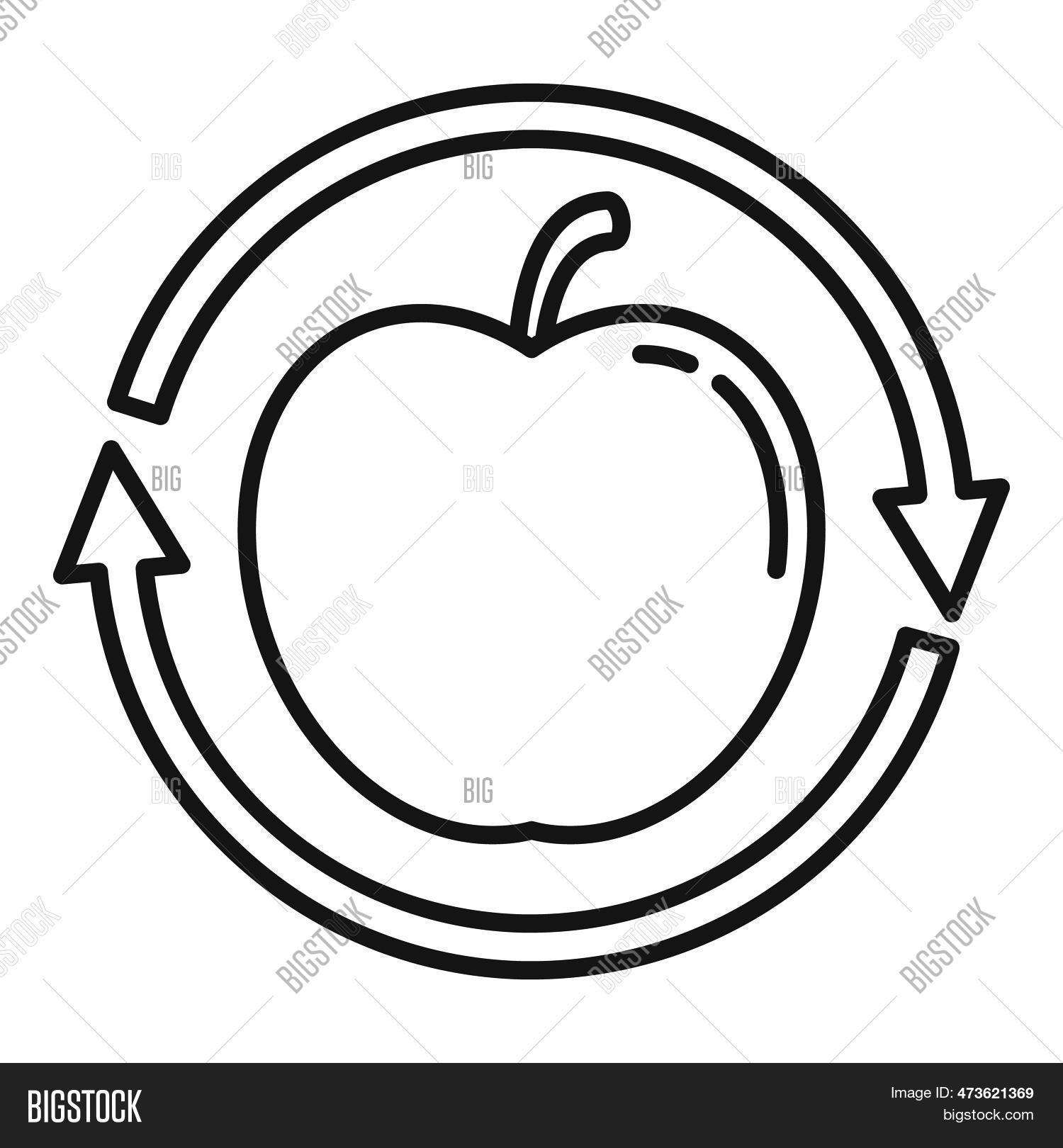Apple Digestion Icon. Image & Photo (Free Trial) Bigstock