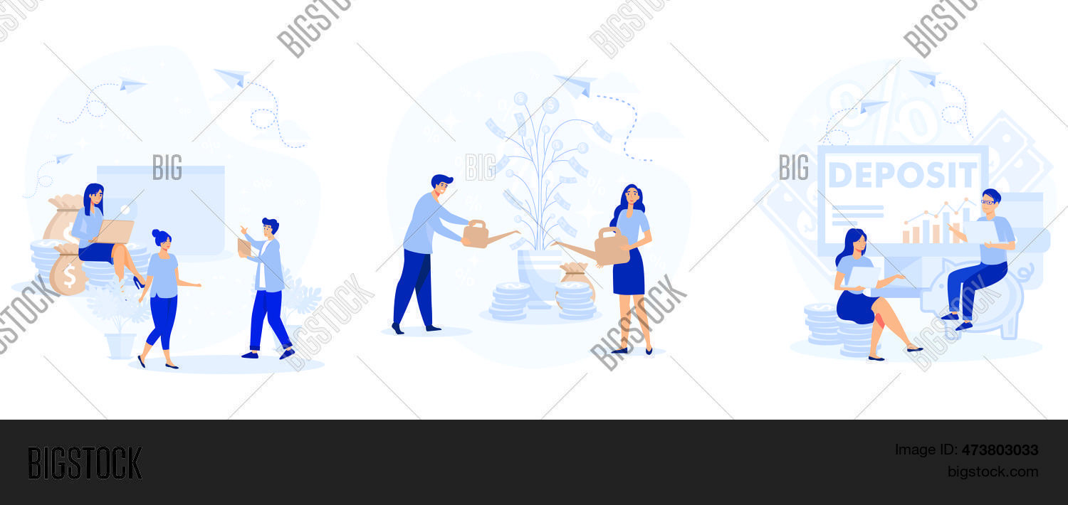 Deposit Concept. Vector & Photo (Free Trial) | Bigstock