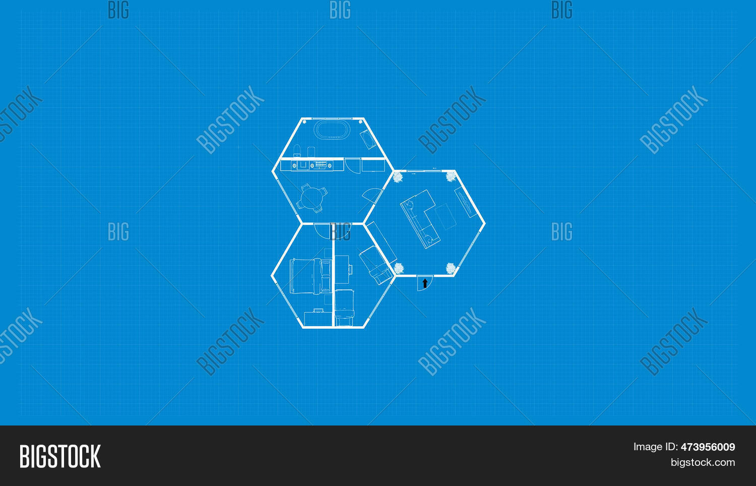 Digital Floor Plan. Image & Photo (Free Trial) Bigstock