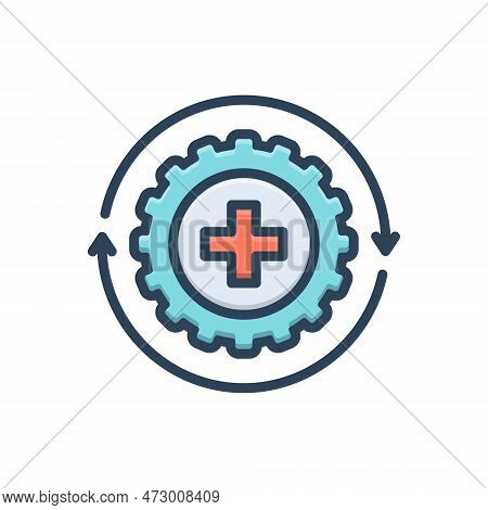 Color Illustration Icon For Recover Overturn Turn Capsize Exchange Return Reverse Flip Spin Twist Re