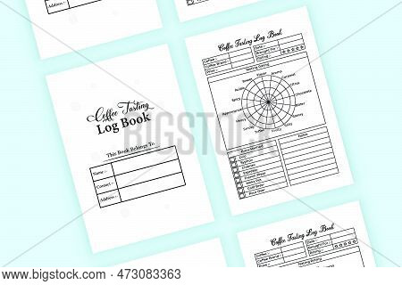 Kdp Interior Coffee Tasting Notebook Template. Coffee Condition And Taste Rating Journal Interior. K