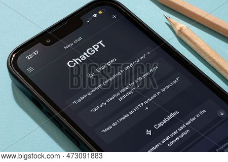 Antalya, Turkey - March 20, 2023 : Openai Chatgpt Application On Smartphone Screen