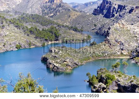 reservoir of mountain