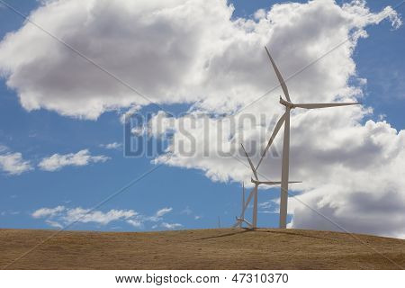 Farma větrných turbín v Goldendale Washington