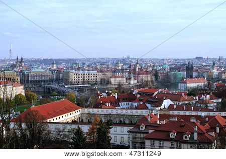 Vista su Praga